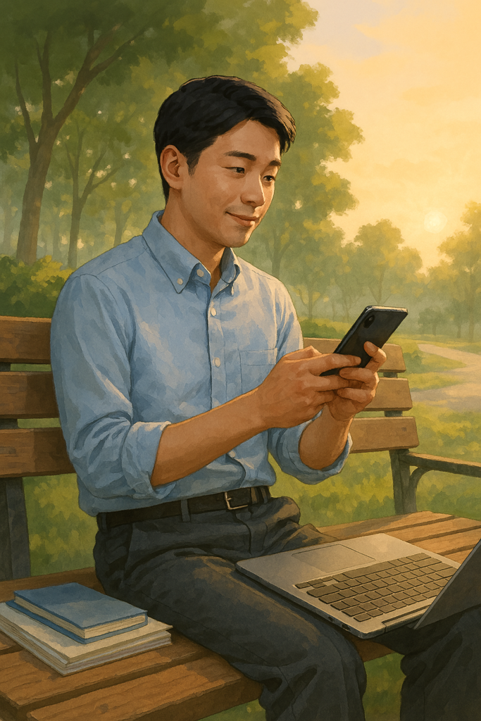 前向きに積み立て投資を始める人