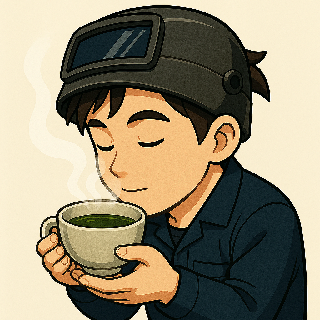 お茶の香りを楽しむ職人