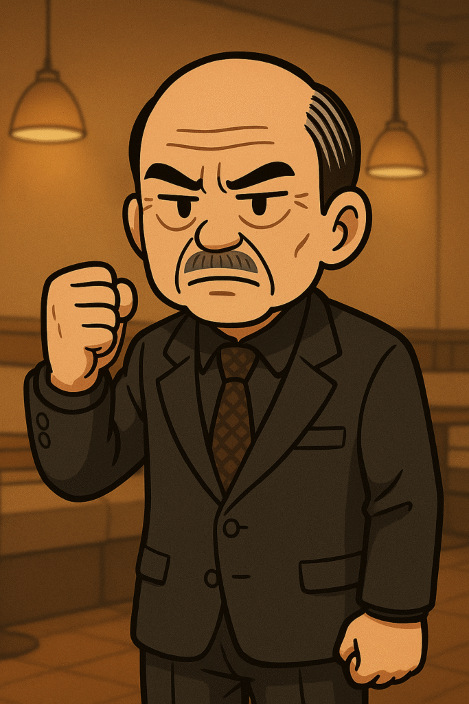 武勇伝を語る、元ヤクザのお爺さん