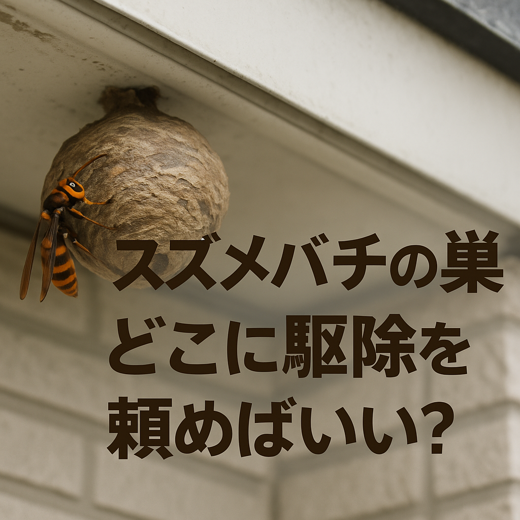どこに駆除を頼むのか？
