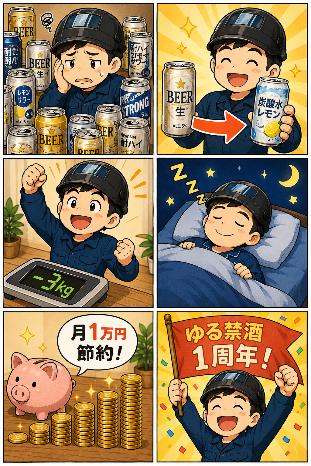 ゆる禁酒の一年を振り返る